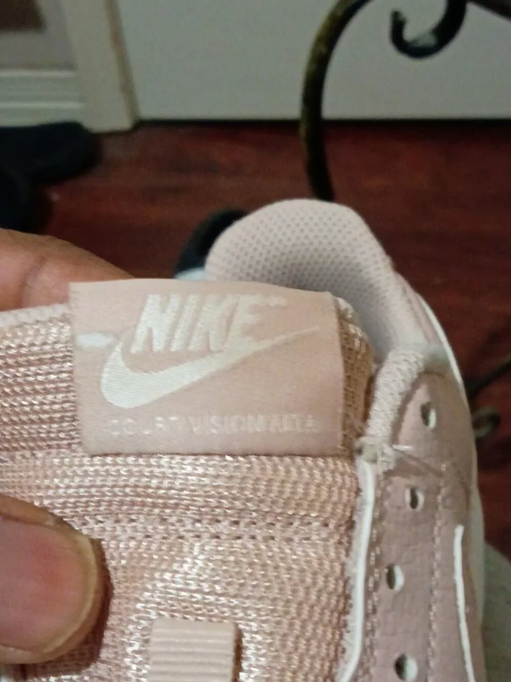 Nike Court Vision Alta Shoes Womens Size 6.5 Pink Platform Sneakers DM0113-600